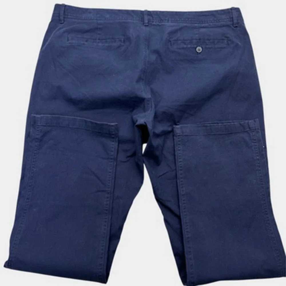 Bonobos‎ Pants Mens 40x32 Navy Straight Fit Stretch Chino Casual Dress Twill